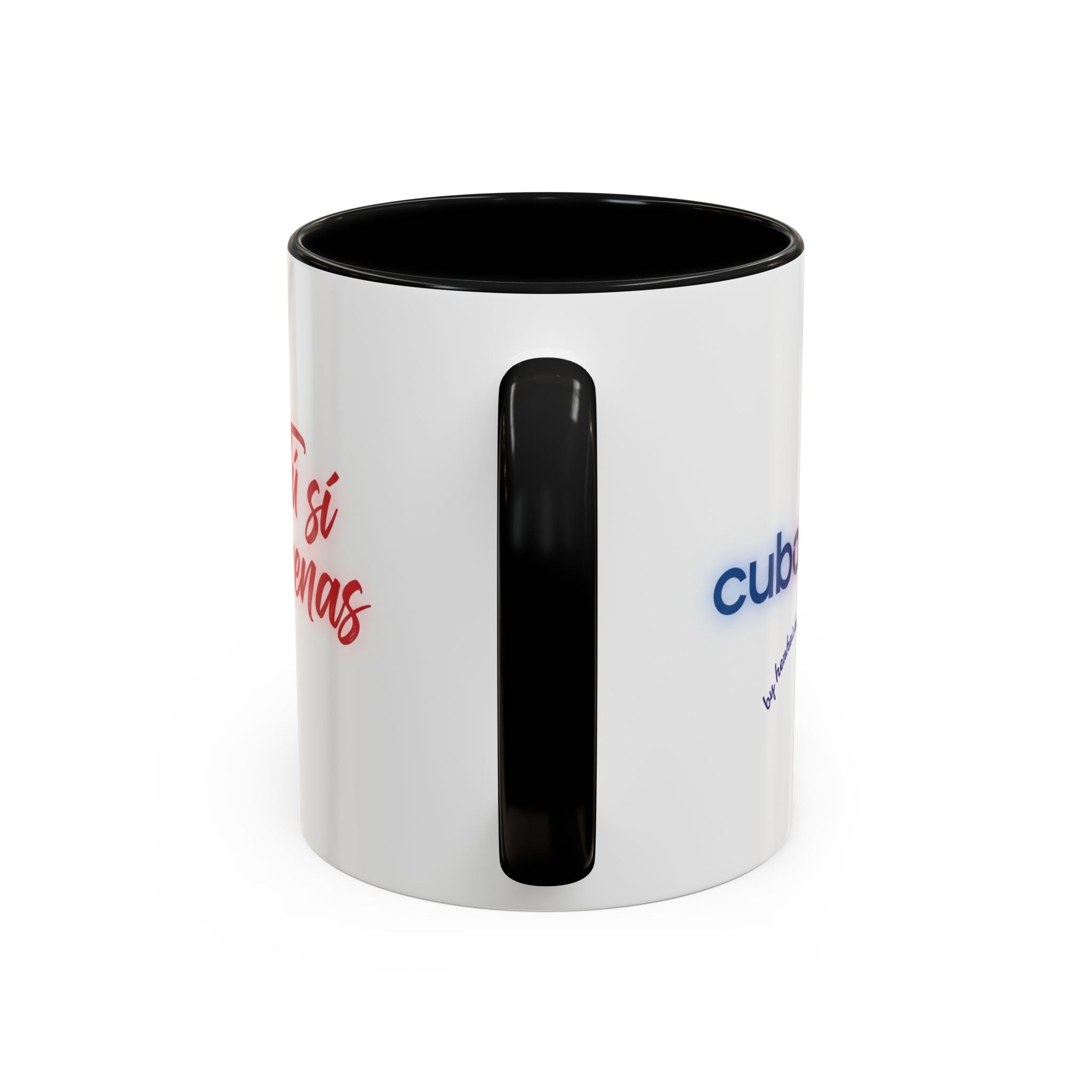 Cuba Heart Flag Coffee Mug — "Cuba sigue sonando en ti / Tú sí suenas" Accent Mug - Herheishen Prints