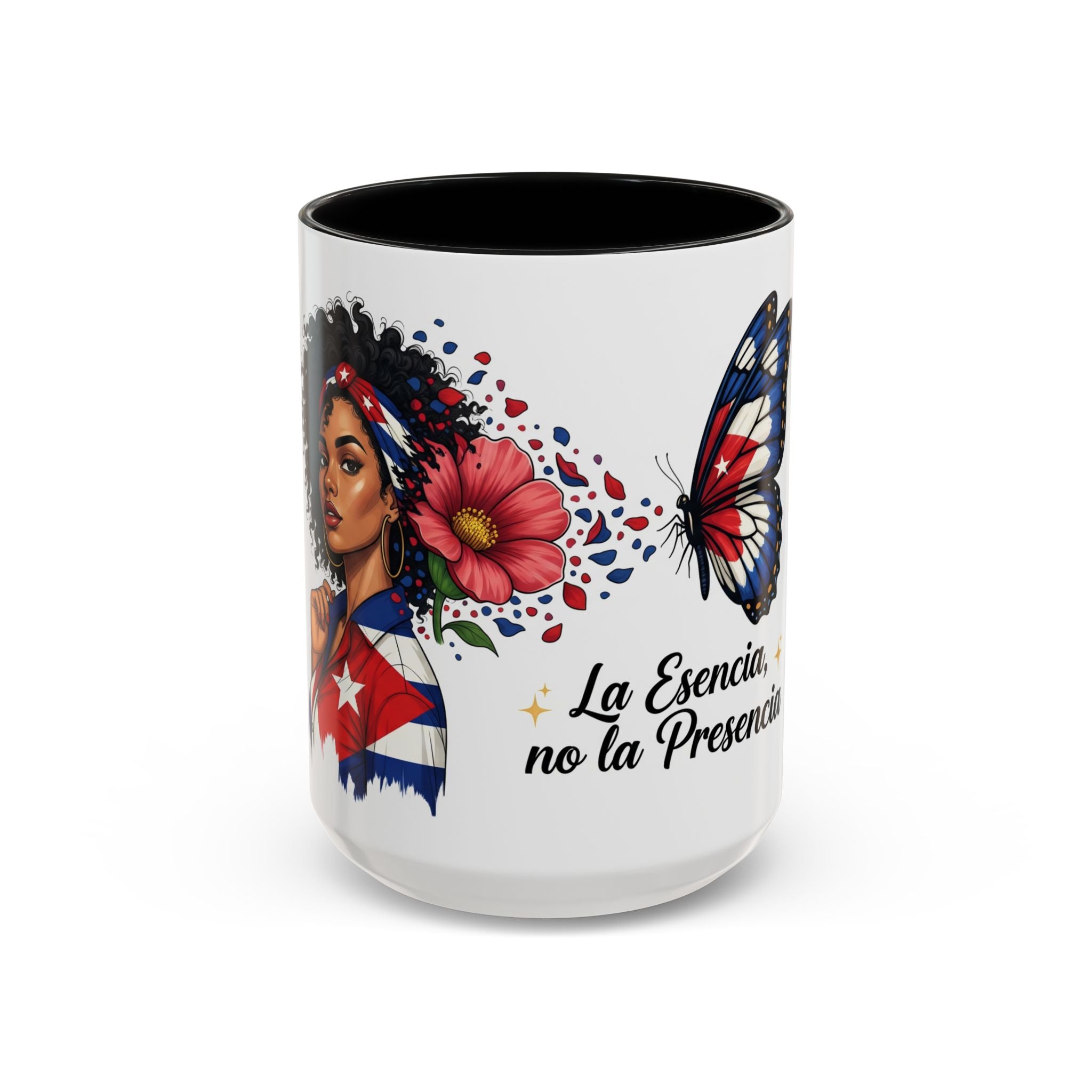 "La Esencia, no la Presencia" Coffee Cup (11/15oz) - Herheishen Prints