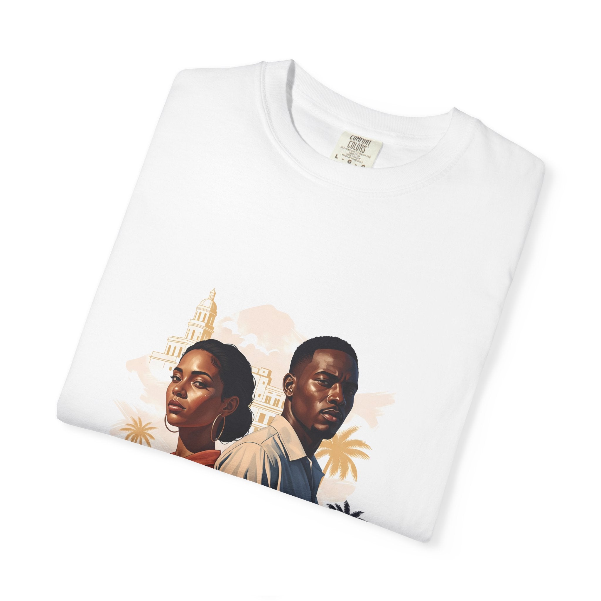 T-Shirt — "No Importa Dónde Viva, Mi Corazón Sigue en Cuba" - Herheishen Prints