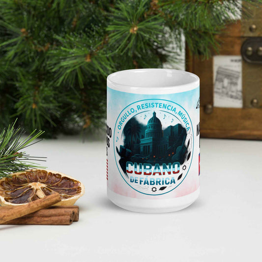 Taza Premium Cubana | Diseño Caribeño y Colores Vibrantes
